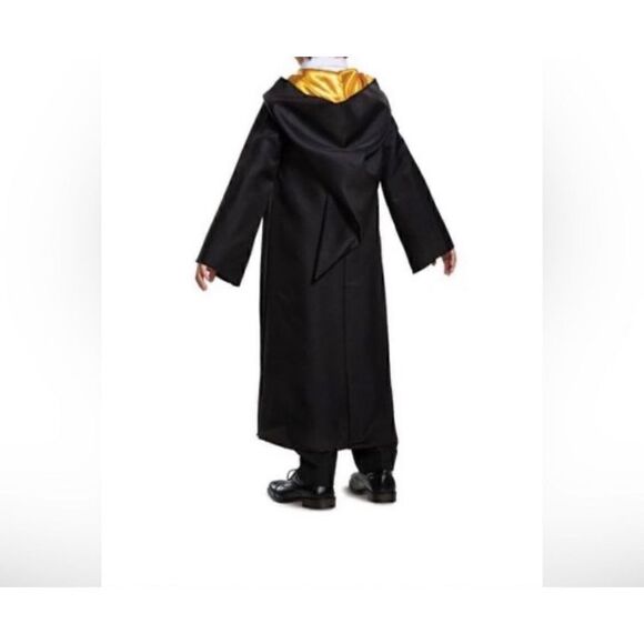 HARRY POTTER HOGWARTS HOODED ROBE WITH GRYFFINDOR TIE AND GLASSES Kids Fits Most - Picture 2 of 12